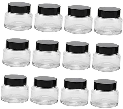 LIFKOME 12pièces Lot De Pots Vides Pour Crèmes Cosmétiques Et Contenants Pour Crèmes Visage