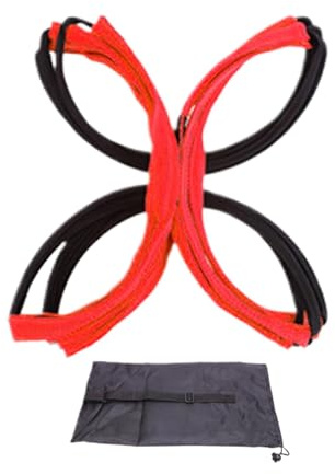 Agility Ladder Set - Football Football Trainer, Court Speed Drills Equipment | Carrying Bag Athletic Coordination Ladder, Exercise Foot Speed Kit Sports Training Equipment Suitable for Kids Full