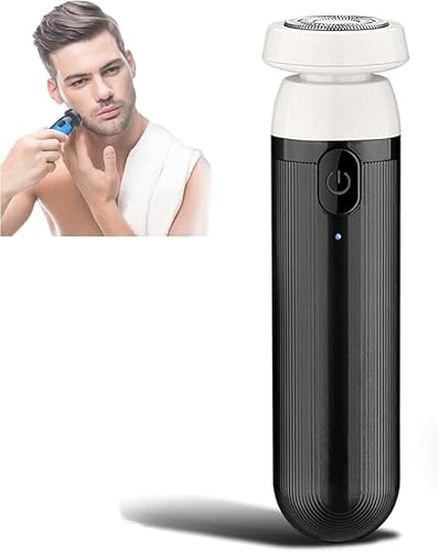 Rasoir Électrique Rotatif pour Hommes - Rechargeable USB, Étanche, avec Écran LCD - Pour Maison et Voyage