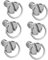 LIFKICH 6Pièces Adaptateur de Vis D Ring pour Trépied de Compatible Caméra et Monopode Durable et Pratique à Transporter