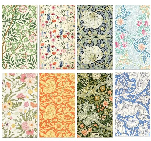 WANDIC 48 Pcs Vintage Floral Paper Napkins, DIY Decoupage Disposable Napkins for Wedding Birthday Party Supplies Party Table Decor