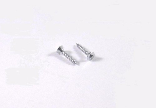 200 viti truciolari zincate bianche per legno 3,5x18mm