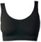 UnsichtBra Bustier Damen BH ohne Buegel | Wohlfühl Bustiers Top | Bügelloser Soft Bra | Schlaf Still Sport Bralette in vielen Farben (wellbra_sngl)(XL, Schwarz)