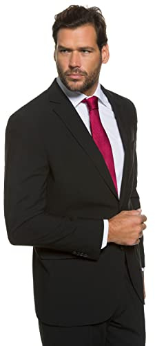 JP 1880 Hommes Grandes Tailles L-8XL Veste de Costume Droite mélange Laine ZEUS Noir 70 705512 10-70