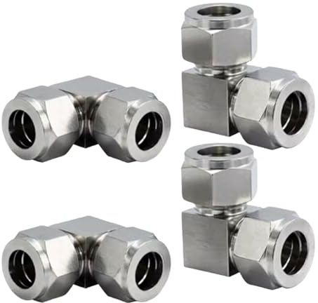 HEEZOU Codo De Compresión Tuerca Doble Tuerca Servicio Pesado