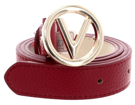 VALENTINO Round Women's Belt W110 Rosso - kürzbar