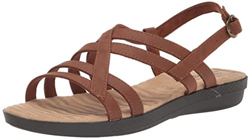 Easy Street Damen Lobo Sandale, Hellbraun, 36.5 EU Schmal