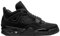 dz core Scarpe da basket Air Core Retro 4 Runing Cat All Black Sneakers Jogging Runing Gym Sport, Nero , 43 EU Large