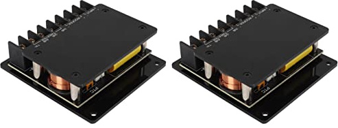 Acouto 2Pcs Universal 2 Way Audio Crossover for Cars 120W Overcurrent Speaker Frequency Divider