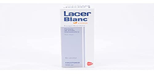 LACER Blanc Colutorio 500 Ml, Negro, Estándar, Vanilla