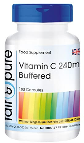 Fair & Pure® - Vitamina C tamponata - Buffered Vitamin C 240mg - Vegan - 180 Capsule