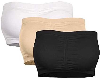 LAOSU Soutien Gorge sans Bretelles Femme sans Armature Yoga Lingerie Maintien Mode sans Couture Bra Pas Cher Sous Vetements Brassière Chic Grande Taille Sports Féminin Confort Sexy Classique Lot de 3