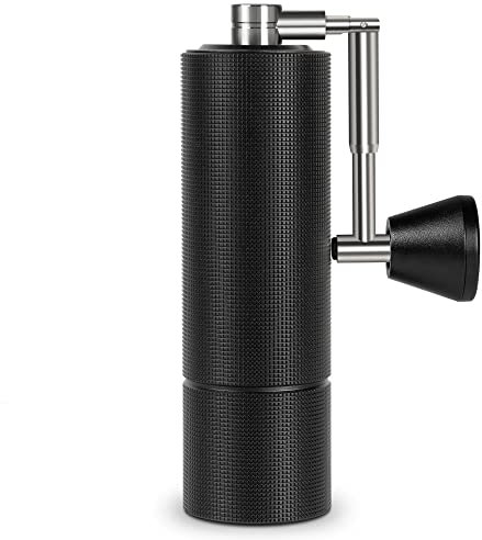 TIMEMORE Chestnut C3 MAX PRO Macinacaffè manuale, macinacaffè a bava conica in acciaio inox, macinacaffè manuale con impugnatura pieghevole, per caffè espresso e french press C3 MAX PRO- Nero