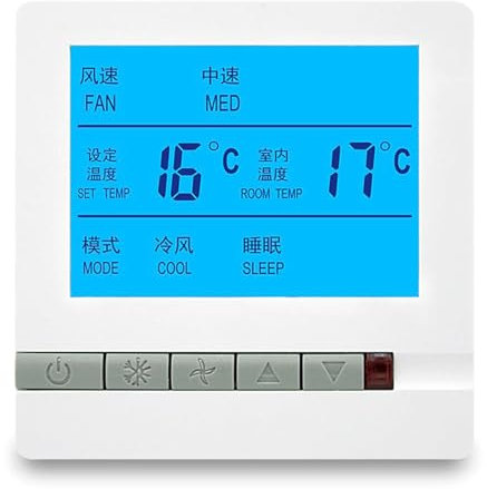 Digital Thermostat LCD Display Unterbodenheiztemperatur Controller Intelligent Steuerung Schalter Panel