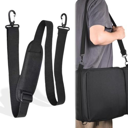MIRKUZI Gurte & Riemen 1 Stück universell verstellbarer Schultergurt, langlebig und belüftet, Rucksackgurt mit Schulterpolstern, geeignet für Seesäcke, Gepäcktaschen, Kamerataschen, Laptoptaschen