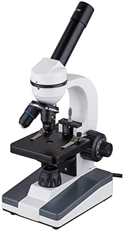 Microscopes Students Microscope X-S-P- 116L 40X- 640X Monocular Students Children Biological Microscope Metal with LED Lamp for School Laboratory