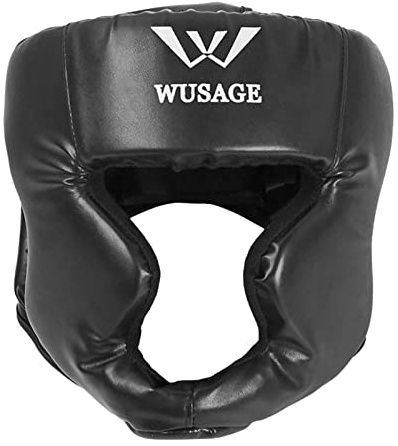 Casque de boxe pour le sparring, le kickboxing pour homme et femme, noir, taille L, aldult