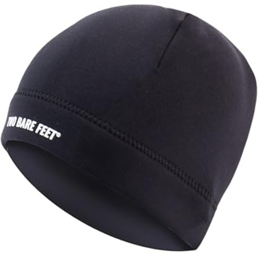 Two Bare Feet 3mm Neoprene Swim Cap Beanie – Thermal Stretch Swimming Hat for Cold Water, Surfing, Triathlon & Open Water Swim