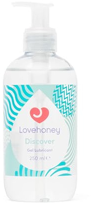 Lovehoney Discover lubrifiant à base d'eau - Gel lubrifiant extra épais - 250 ml