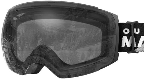 OutdoorMaster Skidglasögon PRO – ramlösa, utbytbara linser, 100 % UV400-skydd, snöglasögon för män och kvinnor