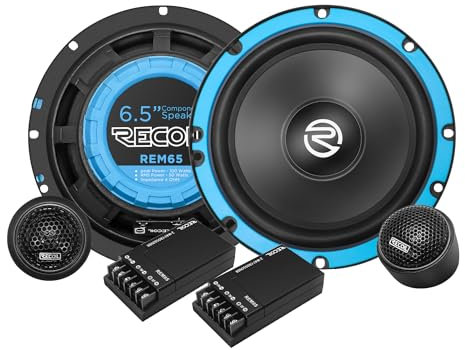 RECOIL REM65 Echo Series 2-Way 6.5-Inch（165cm Car Audio Component Speaker System