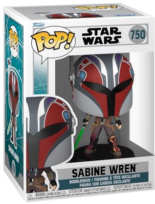 Funko Pop! Star Wars: Ahsoka - Sabine Wren - Star Wars Ahsoka - Vinyl-Sammelfigur - Geschenkidee - Offizielle Handelswaren - Spielzeug Für Kinder und Erwachsene - TV Fans - Modellfigur Für Sammler