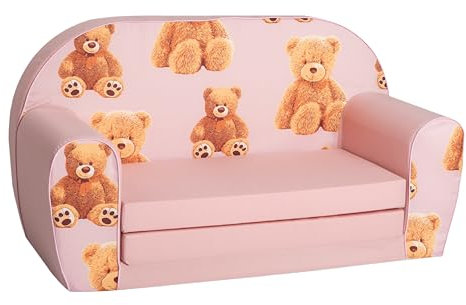 Knorrtoys 75007 - Kindersofa - Teddy pink