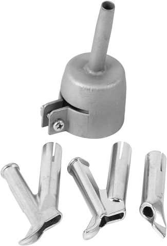 Laroal Boquilla Triangular Redonda en Forma de Y de 4 Piezas para soldar plástico, Kit para máquinas de Aire Caliente, Boquilla de Soldadura rápida, Soldador de Vinilo