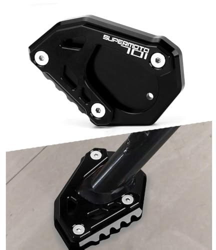 Motorrad 701 Seitenständer Fit For Hu.sqvar.na 701 Supermoto 2016-2022 2023 2024 + | 701 Supermoto Ständer Platte Passt 701 Enduro Kickstand Side Stand 701 zubehör Accessories BK