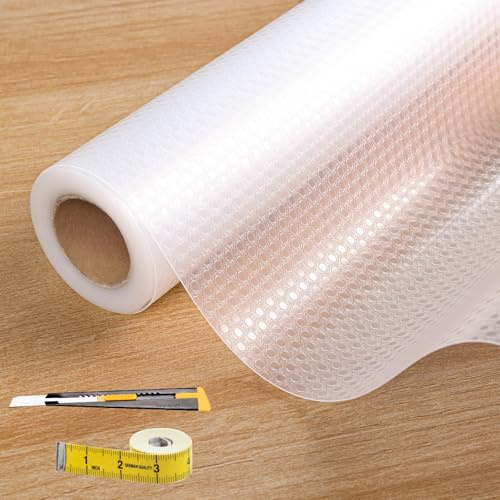 Drawer Liners Transparent Food Grade EVA Non-Adhesive Grip Mat 30x300cm