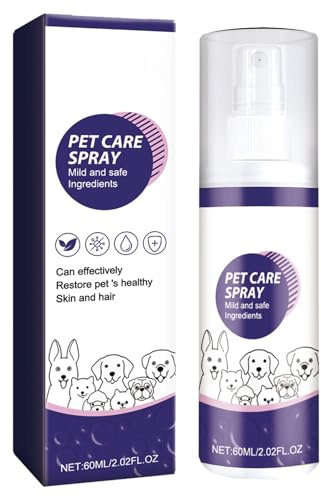 Pansement Liquide pour Plaies Chien,Spray de Guérison des Plaies,60ML,1PC,Antiseptique pour Chiens et Chats,pour Le Nettoyage et Le Soin des Plaie