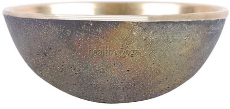 HealthAndYoga FootEase Kansa Vatki Bowl - Bronze Cup - Ayurveda Foot Detox Massager – Flamed Sanded Surface for Exfoliation - Eases Leg Pain and Fatigue – Relaxes and Induces Sleep(Bowl - Flamed)