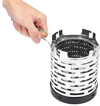 Camping Jack HEIZAUFSATZ für Gaskocher - Campingkocher in Gasheizung umwandeln - Heater Heizgeräte Abdeckung - Zeltheizung Camping Gasheizung Edelstahl Camper