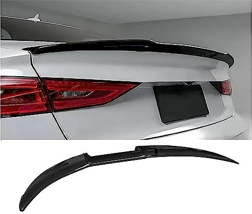 Auto Kofferraum Heck Spoiler für Audi A4 Sedan B8 B7 B6 B5 8D 8E2 8EC 8K, Spoiler Heckspoiler Heckflügel Car Tuning Accessories,Bright Black