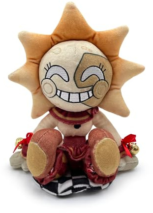 Youtooz FNAF Sun Plush Shoulder Rider 6 inch, Collectible Soft Magnetic Sun Shoulder Rider Plushie from Five Night's at Freddys By Youtooz FNAF Plush Collection