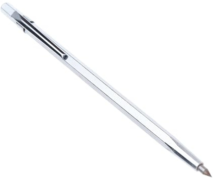 Keple Metal Scriber, Tungsten Carbide Fine-tip Sharp Center Pin Point Precision Layout Etching Tool for Steel, Aluminum, Copper, Brass, Plastics, Ceramic & Glass