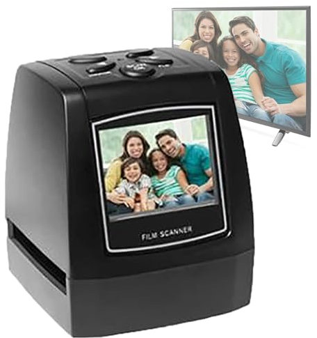 Scanner Per Pellicole E Diapositive, Convertitore Digitalizzatore Di Pellicole, Per Salvare Negativi Di Pellicole Da 35 Mm Diapositive E Diapositive Di Foto Da 135 Mm In File Digitali