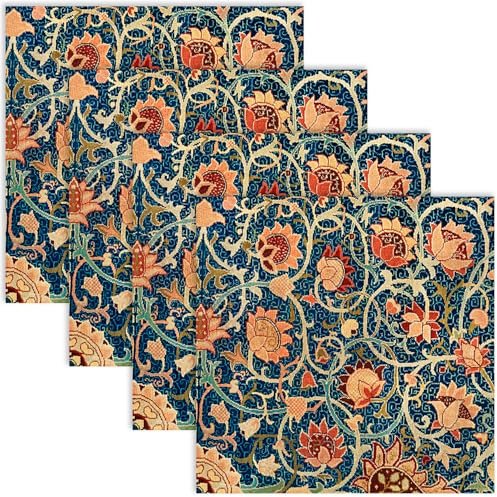 Quera William Morris Cocktail Napkins Floral Vintage for Decoupage