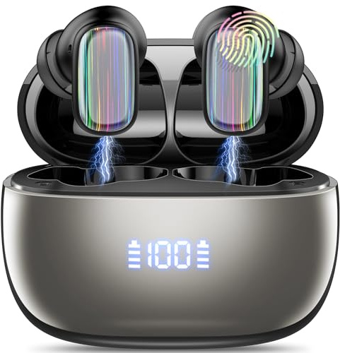 Conyat 2025 Auriculares Traductores de Idiomas, 3en1 AI Auriculares Traductor en Tiempo Real 164 Idiomas y 6 Modos de Traducción, 40H Bluetooth 5.4 Cascos Inalambricos para Viajes, Reuniones, Negro