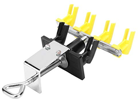 Yctze Airbrush Holder Stationsfäste – Kompakt 4-i-1 Airbrush-ställ för Arbetsbänk – Airbrushhållare i Metall och Plast för Flera Sprutpistoler