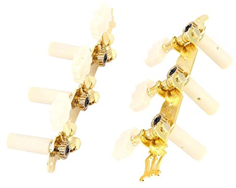 Generic Chevilles de Réglage de Cordes de Guitare Classique en Acrylique, Têtes de Machine de Réglage Rapide Durables en or pour Guitares Classiques 100% Tout Neuf Matériau: Alliage Cuivre-zinc +