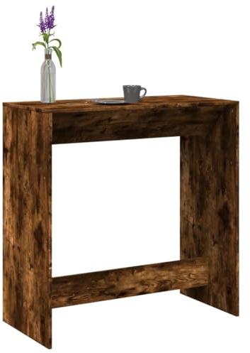 Pyvara Bbord rökt ek trämaterial 102 x 50 x 103,5 cm matbord köksbord matbord modernt fällbart robust för matplats vardagsrum