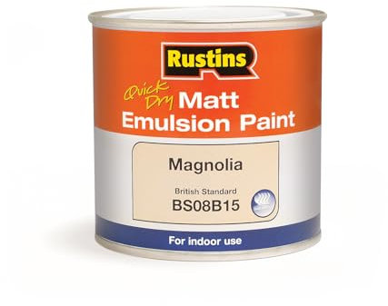 RUSTINS Matt Emulsion Paint Magnolia 500ml