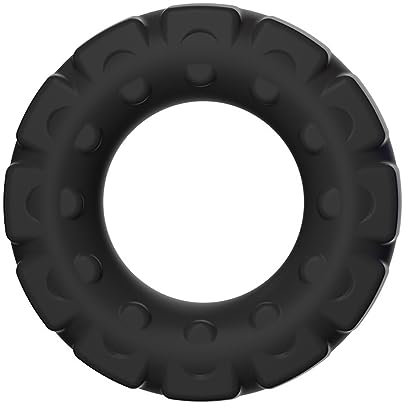 SeLgurFos Pene Anillo Juguete Sexual para Hombres, Silicona Orbicular Cock Ring para Parejas, Testículo Stretcher Erección Anillos Pene Bondage Testículo Juguete Sexual (Black)