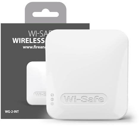 FireAngel - WG2-INT Smart Gateway Hub pour Connecté Interlié, sans Fil, Carbon Monoxide, Chauffage, Détecteurs de Fumée, Alert Via App, Blanc