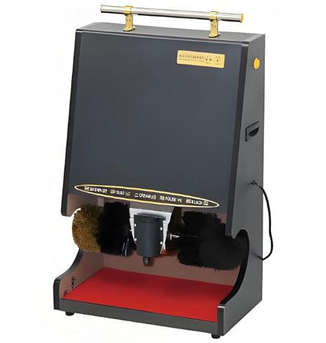 XDTKJDZ Electric Shoe Polisher Fully, Automatic Induction Shoe Polisher, Stainless Steel, Household and Commercial Shoe Polisher for Hotel Clubhouse Office