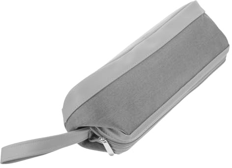 Healeved Bolsa De Protección De Alisador De Cabello Curling Secador De Pelo Caja De Secador De Cabello Bolsa De Rizador De Pelo Caso Light Grey Material De Patrón Humano