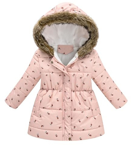 Generisch Photo Sweat à capuche Fille Hiver Dessin animé Imprimé Manteau avec veste Épaissir Coupe-vent Fermeture éclair Vêtement d'extérieur chaud Gilet en duvet Garçons Noir