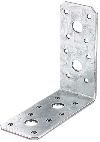 Alberts 846572 Vinkelanslutning | sendzimirgalvanisering | 90 x 90 x 40 mm | Uppsättning om 50