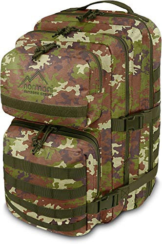 US Assault Pack Large, Rucksack, 50 Liter Farbe Vegetato Woodland